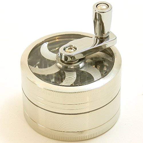 2' Aluminum 3 Piece Tobacco Spice Herb Revolver Bullet Grinder 