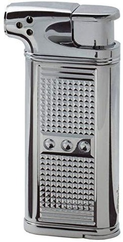 Tobacco Pipe Lighter - 45 Angle Flame - With Pipe Tool - Easy One Push Light