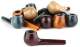 Handmade Tobacco Smoking Mini Pipe - Model Suzi - Pear Wood Roots