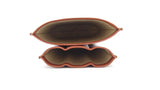 La Habanos Leather Cigar Case for 3 - Authentic Full Grade Buffalo Hide Leather