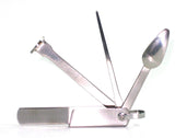 Keaychain Spike-Tamper-Reamer 3 in 1 Tobacco Pipe Tool - Lightweight Stainless Steel