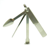 Keaychain Spike-Tamper-Reamer 3 in 1 Tobacco Pipe Tool - Lightweight Stainless Steel