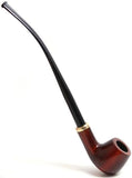 No. 14 Churchwarden Pear Wood Smoking Pipe for Sale