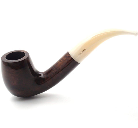 No. 111 Walrus Tusk Italian Briar Wood Tobacco Pipe