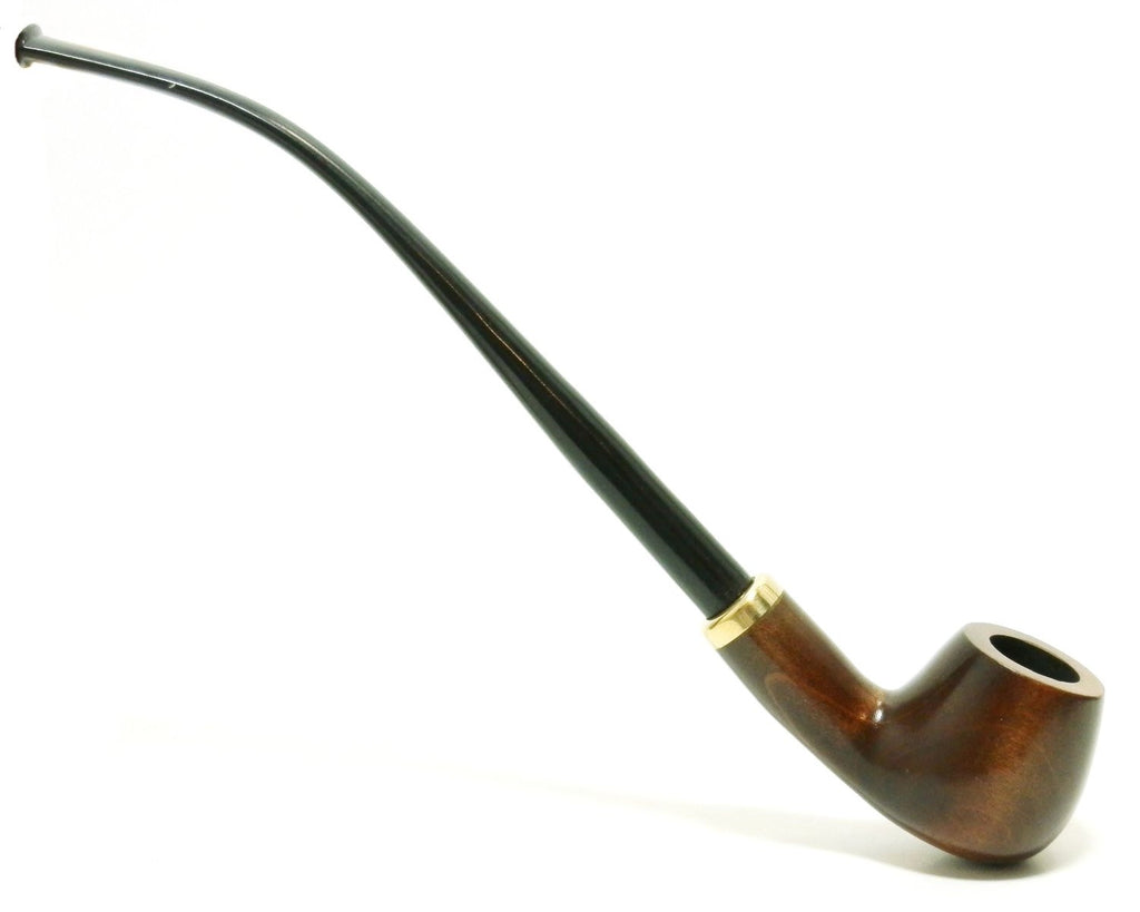  Extra Long 14 Stem Churchwarden Tobacco Pipe - With Indian  Spirit Feathers & Beads - Hand Made Wood Smoking Bowl for Herbs - in Gift  Box : Health & Household
