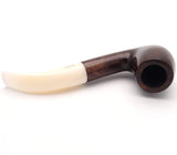 No. 111 Walrus Tusk Italian Briar Wood Tobacco Pipe
