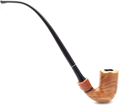 No. 121 Sherlock Holmes Italian Olive Wood Tobacco Pipe No. 121 Sherlock Holmes Italian Olive Wood Tobacco Pipe