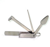 Keaychain Spike-Tamper-Reamer 3 in 1 Tobacco Pipe Tool - Lightweight Stainless Steel