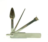 Keaychain Spike-Tamper-Reamer 3 in 1 Tobacco Pipe Tool - Lightweight Stainless Steel