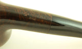 Mr. Brog Round Bent Tobacco Pipe - Model No: 65 Prince Walnut - Mediterranean Briar Wood - Hand Made