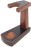 Leather Tobacco Pipe Holder - Authentic Full Grade Buffalo Hide Leather - Black