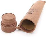 Single Cow Hide Leather Cigar Case