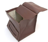 Sheep Napa Leather Tobacco Pouch with Rubber Lining to Preserve Freshness