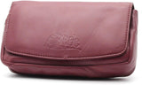 Sheep Napa Leather Tobacco Pipe Combo Pouch with Rubber Lining to Preserve Freshness