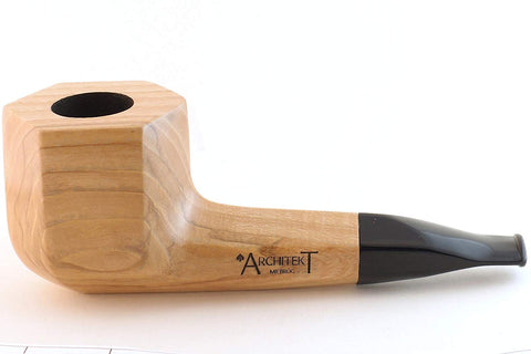 No. 307 Architekt Hexagon Acacia Wood Pipe