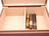 Full Grade Buffalo Hide Desktop Leather Cigar Humidor