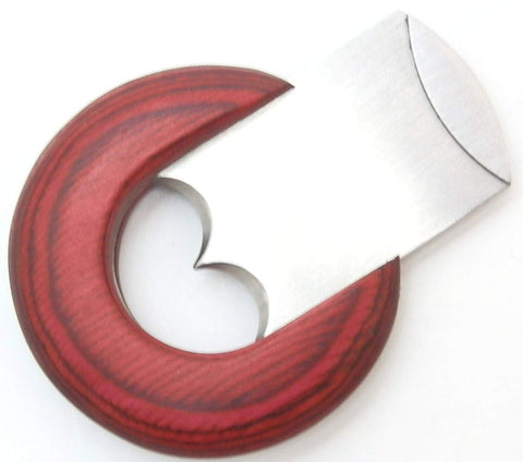 Mrs. Brog Cigar Cutter - Mahogany Wood & Stainless Steel Mrs. Brog Cigar Cutter - Mahogany Wood & Stainless Steel