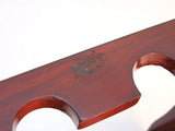 Tobacco Pipe Stand - 3 Pipe Rack - Sturdi Rose Wood