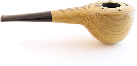 No. 308 Mandolin Ash Wood Tobacco Pipe