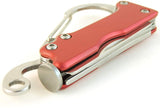 Tobacco Pipe Tool: 5-In-1 Carabiner D-Ring - Key Chain Clip Hook - Tamper - Cleaner/Reamer - Pick - Bottle Opener