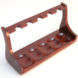 Tobacco Pipe Stand - 3 Pipe Rack - Sturdi Rose Wood