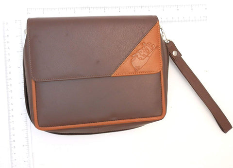 Sheep Napa Leather Tobacco Pipe Pouch Combo - Four Pipes and Tobacco Pouch & Tool Pockets
