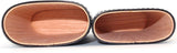 Cigar Carrying Cases - (Robusto) - Authentic Full Grade Buffalo Hide Leather - Black
