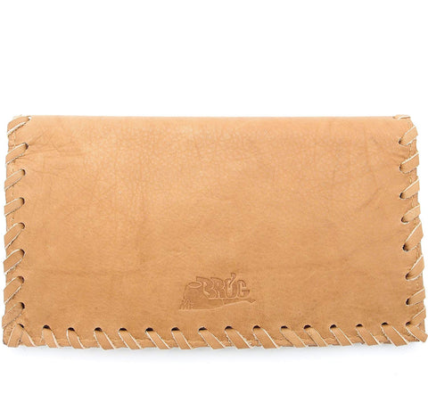 Tobacco Pouch - Authentic Calf Antique Leather - Tan