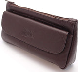 Pipe Tobacco Leather Pouch Combo - Authentic Full Grade Leather