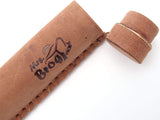 Single Cow Hide Leather Cigar Case