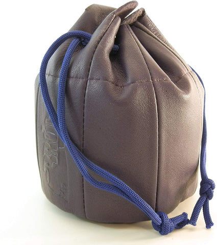 Sheep Napa Authentic Leather Pipe Tobacco Pouch - Drawstring and Snap Bag Sheep Napa Authentic Leather Pipe Tobacco Pouch - Drawstring and Snap Bag