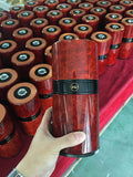 Cigar Humidor for 7 Large Cigars with Built-In Hygrometer