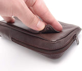 Pipe Tobacco Leather Pouch Combo - Authentic Full Grade Leather