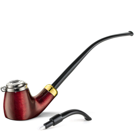 No. 21 Old Army Pear Wood Pipe (Dual Stems)