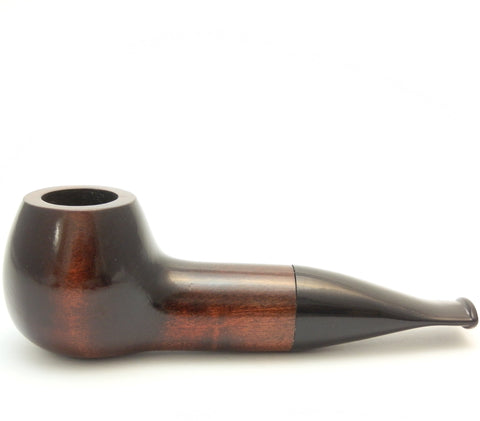 No. 34 Buldog Walnut Pear Wood Tobacco Pipe