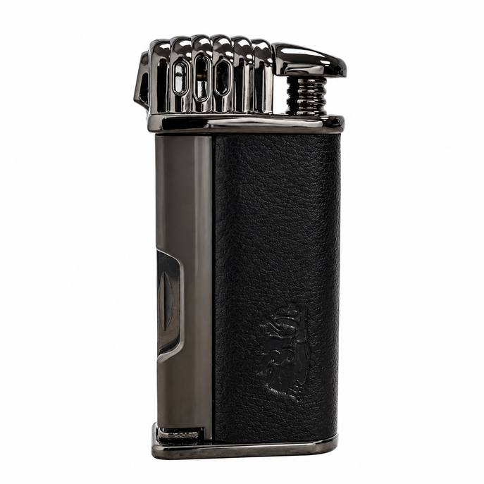 Leather Tobacco Pipe Lighter and Czech Tool - All in One