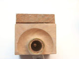 Tobacco Pipe Briar Wood Block - Pre Drilled