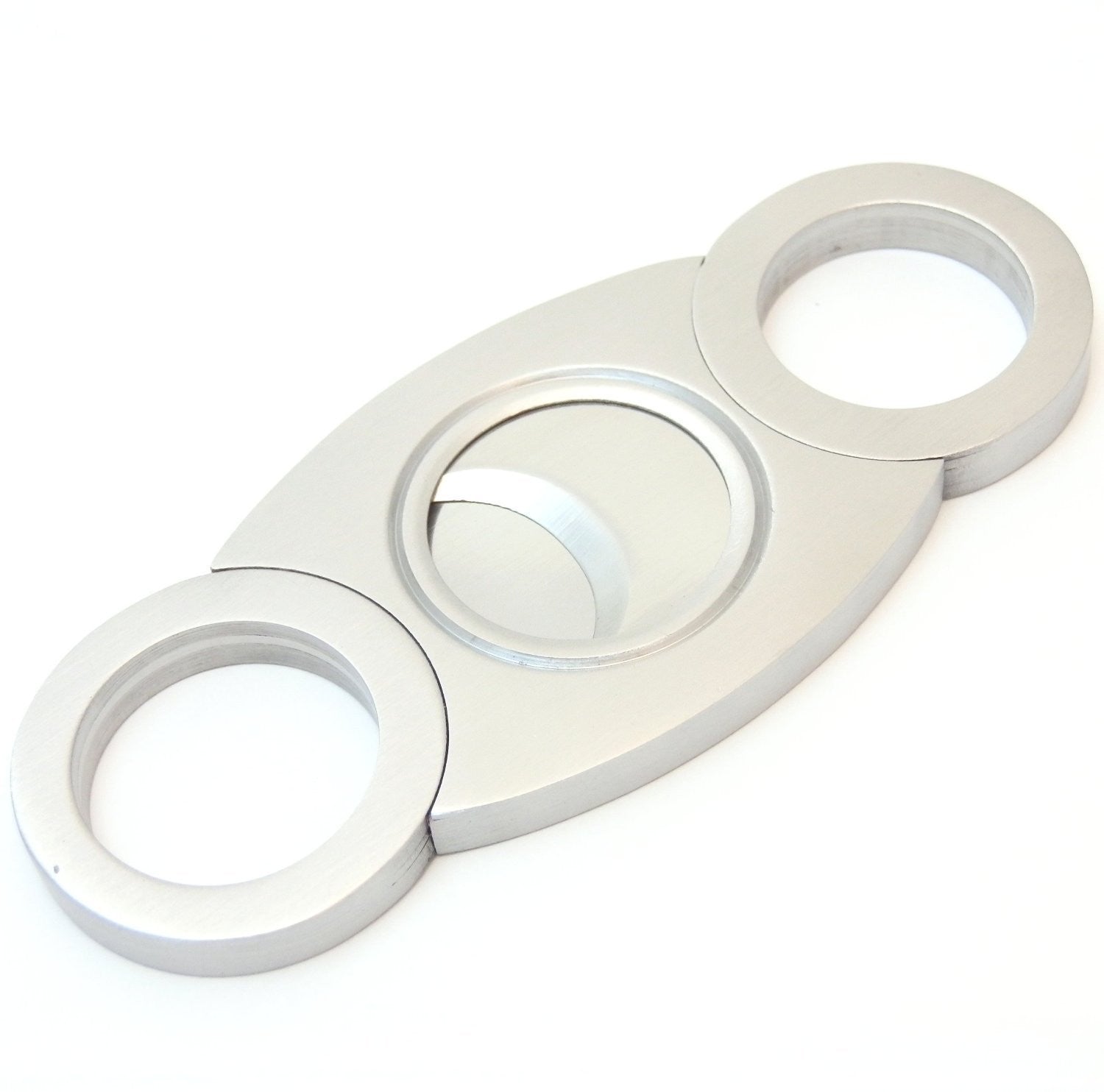 Dual Blade Cigar Cutter - Stainless Steel