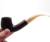 No. 111 Walrus Tusk Italian Briar Wood Tobacco Pipe