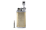 Tobacco Pipe Lighter with Tamper & Pick - All in One - Flint Stone Finger Free Design