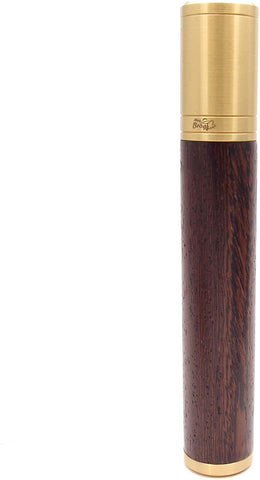 Copper and African Wenge Wood Luxurious Cigar Tube