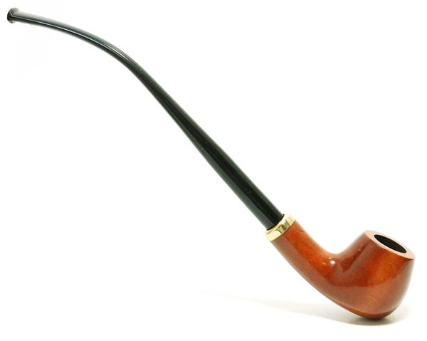No. 14 Churchwarden Pear Wood Smoking Pipe for Sale