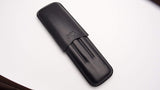Leather Cigar Pouch for 3 - Authentic Full Grade Buffalo Hide Leather