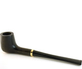 Mr. Brog Lovat Tobacco Pipe - Model No: 19 London Ebony - Pear Wood Roots - Hand Made