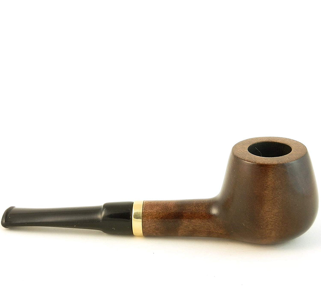smokers pride pipe tobacco Smooth Churchwarden Apple Pipe,3 Mm Filter,briar Pipe,vulcanizationpipe Handle,beginner Kit for Smoking,gift for Smoker Smooth Bent Apple Tobacco Pipe