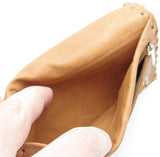 Tobacco Pouch - Authentic Calf Antique Leather - Tan