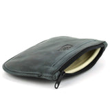 Pipe Tobacco Pouch - Diesel Leather - [Slate Black]