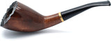 Mr. Brog Handmade Smoking Tobacco Pipe - Model No. 310 Indigo Walnut - Pear Wood Roots