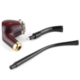 No. 21 Old Army Pear Wood Pipe (Dual Stems)