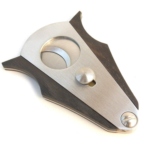 Mrs. Brog Cigar Cutter - Wood and Stainless Steel - Cut and Lock System